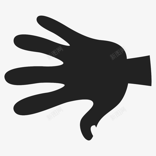 手接球手势图标svg_新图网 https://ixintu.com 手 手势 拿 接球 握