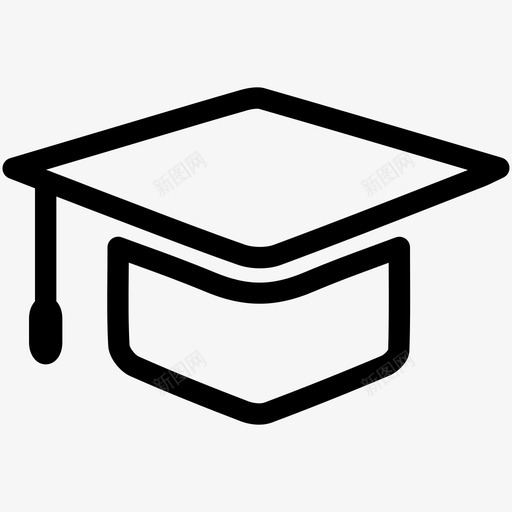cap学术教育图标svg_新图网 https://ixintu.com cap 办公室业务 大学 学术 教育 毕业