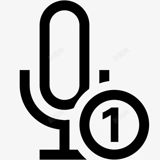 视频类-对讲通道1svg_新图网 https://ixintu.com 视频类-对讲通道1