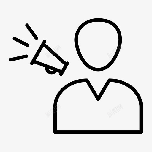 市场营销数字营销营销传播图标svg_新图网 https://ixintu.com 市场营销 数字营销 社会营销 营销传播 营销理念