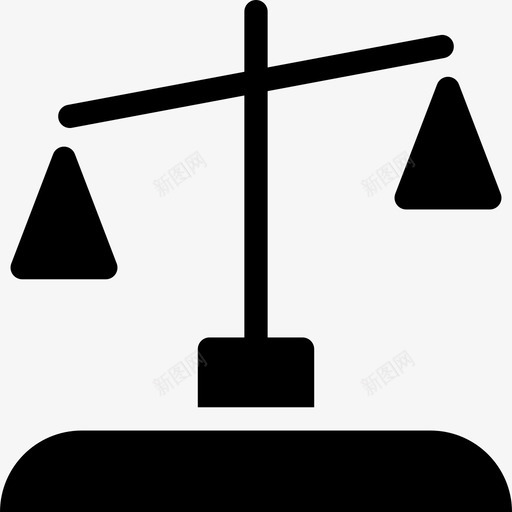 秤法律重量图标svg_新图网 https://ixintu.com 商业24px固体 法律 秤 重量
