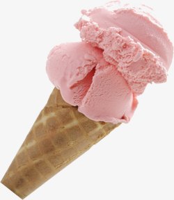 草莓冰淇淋夏日海报素材