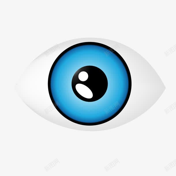 蓝色眼球圆形质感png免抠素材_新图网 https://ixintu.com 圆形 眼球 蓝色 质感 质感蓝色