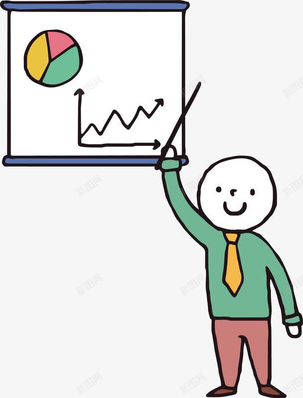 作报告的手绘小人png免抠素材_新图网 https://ixintu.com 作报告 商务报告 手绘小人 报告 汇报业绩 矢量png