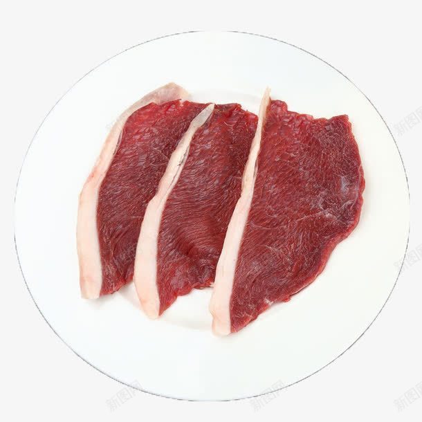 牛三角肉片png免抠素材_新图网 https://ixintu.com 生肉 生鲜 肉食 食物