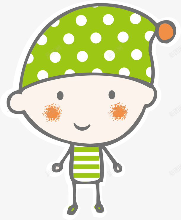 卡通可爱小男生png免抠素材_新图网 https://ixintu.com 卡通 可爱 小男生 简笔画