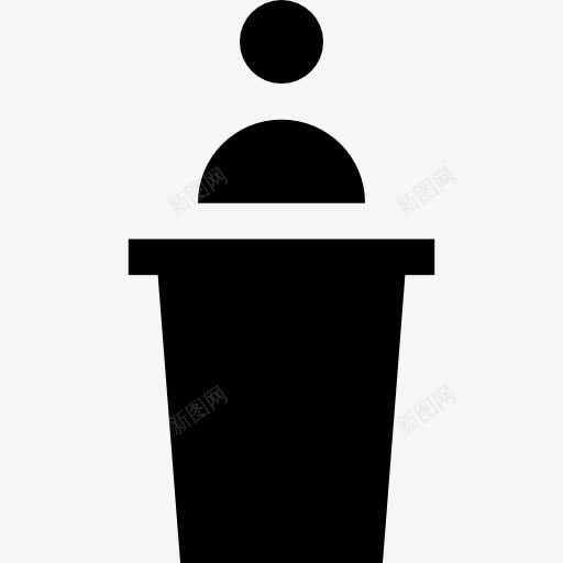 会议图标png_新图网 https://ixintu.com 业务 会议 商人 坚持的人 演讲