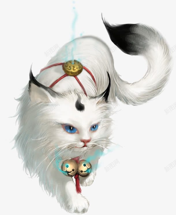 游戏道教猫png免抠素材_新图网 https://ixintu.com 游戏 道教