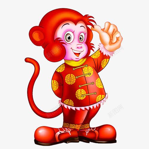 喜庆唐装png免抠素材_新图网 https://ixintu.com 中国年 唐装 喜庆 新年 服装