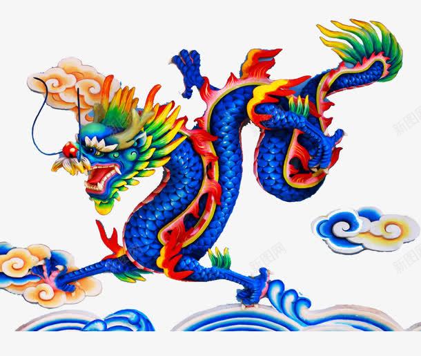 龙凤呈祥png免抠素材_新图网 https://ixintu.com 中国风 彩色 艺术 龙凤