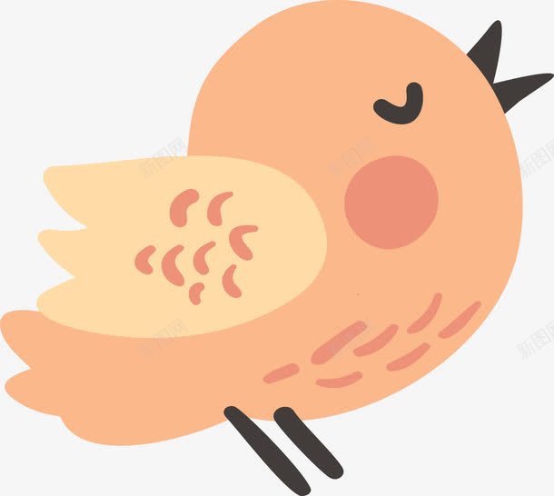 卡通动物小鸡png免抠素材_新图网 https://ixintu.com 动物 卡通 可爱 小鸡