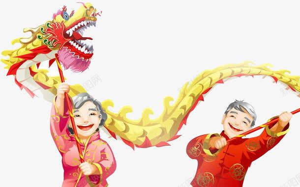 舞龙运动png免抠素材_新图网 https://ixintu.com 在龙珠 手持 的引导下 舞龙 舞龙者 龙具