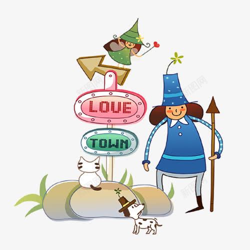 卡通路牌图标png_新图网 https://ixintu.com 卡通 标识 路牌 车牌