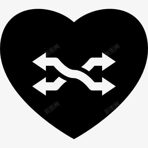 心洗牌按钮图标png_新图网 https://ixintu.com 心 心跳 按钮 洗牌 箭 箭头按钮