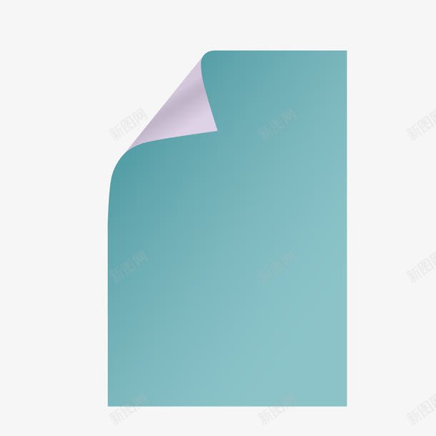 卡通蓝色矩形背胶png免抠素材_新图网 https://ixintu.com 卡通 矩形 背胶 蓝色