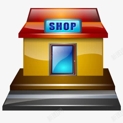 路边商店购物png免抠素材_新图网 https://ixintu.com roadside shop 商店 路边