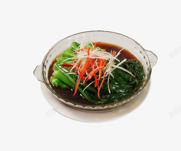 碧绿炒时蔬png免抠素材_新图网 https://ixintu.com 小白菜 菜肴 蔬菜 食物