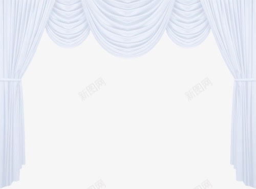 白色帘布png免抠素材_新图网 https://ixintu.com 免抠 帘布 白色 素材