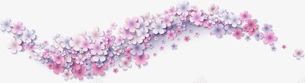 波浪形唯美花朵图png免抠素材_新图网 https://ixintu.com 半透明花 唯美 彩色 彩色花 彩色花卉 梦幻 矢量花朵 粉彩花卉 花 花卉 花朵 花朵图 花朵图案