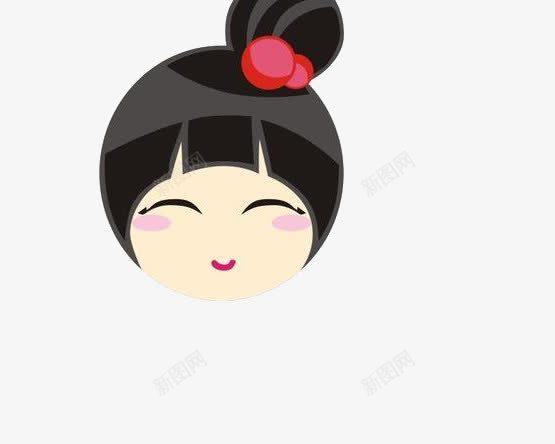 丸子头png免抠素材_新图网 https://ixintu.com 丸子头 可爱 漂亮