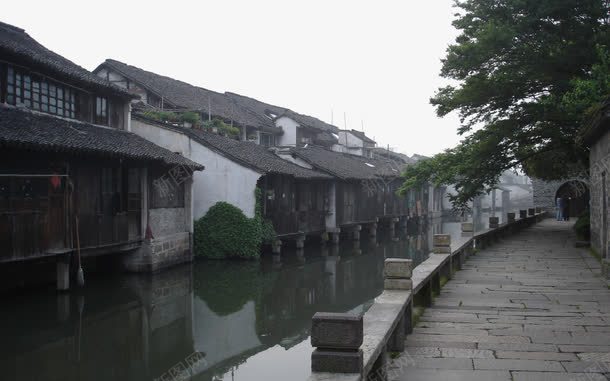 中国浙江乌镇古城png免抠素材_新图网 https://ixintu.com 名胜古迹 旅游风景 著名建筑