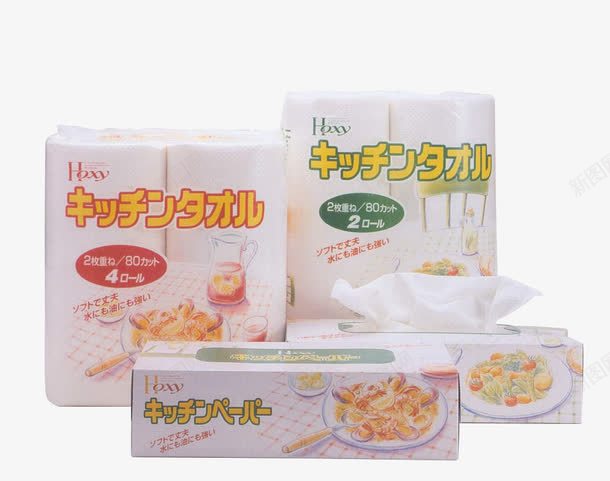 两条卷纸和两盒抽纸png免抠素材_新图网 https://ixintu.com 卷纸 抽纸 纸巾 餐饮纸巾