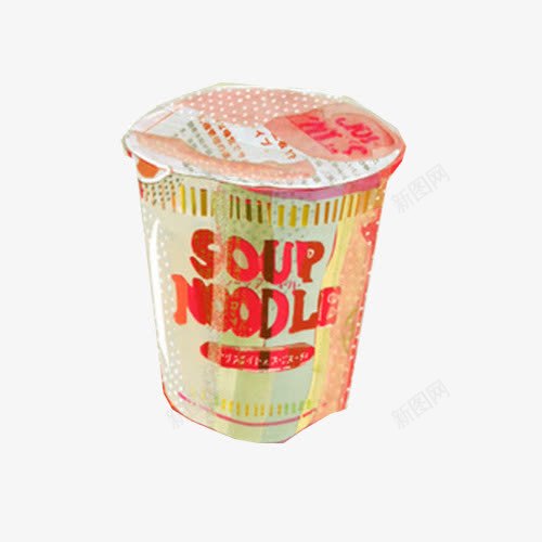 速食方便面手绘画片png免抠素材_新图网 https://ixintu.com 方便面 杯面 泡面 色彩画 零食