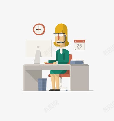 办公室女人png免抠素材_新图网 https://ixintu.com 浠樺嚭 璁湡 鍔