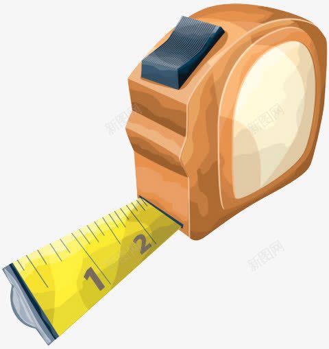 卷尺小工具png免抠素材_新图网 https://ixintu.com 建造 手工具 标尺 测量尺寸 物体