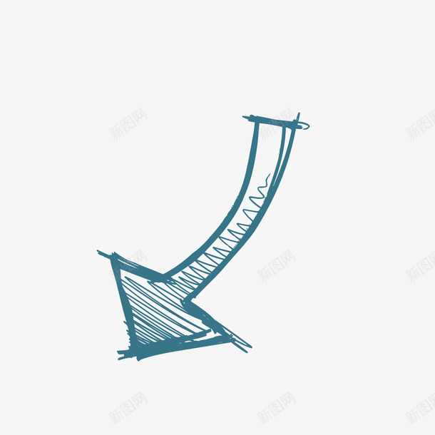 手绘卡通装饰手绘箭头海报png免抠素材_新图网 https://ixintu.com PPT制作设计 卡通装饰设计 手绘符号 手绘箭头 简约箭头 装饰手绘