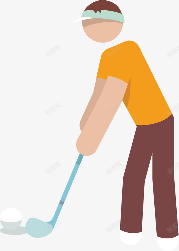 参加高尔夫球运动的人png免抠素材_新图网 https://ixintu.com 健康运动 打高尔夫 矢量png 运动 高尔夫 高尔夫球