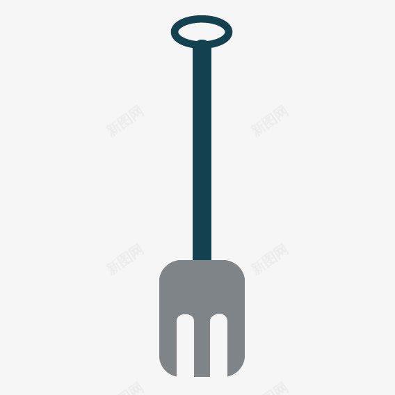 灰色农业叉子工具png免抠素材_新图网 https://ixintu.com 农业 叉子 工具 灰色