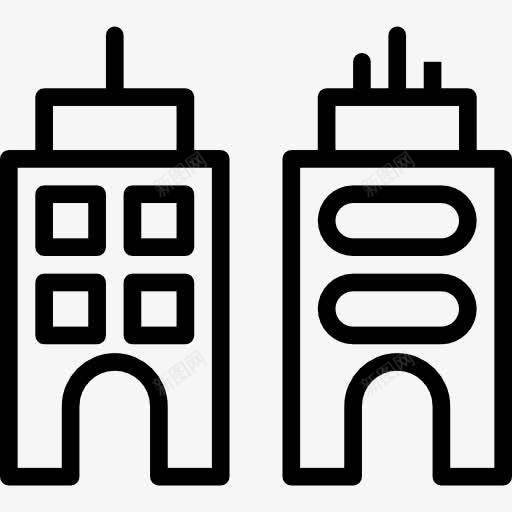 公寓图标png_新图网 https://ixintu.com 住宅 公寓 块 平 建筑 建筑与城市