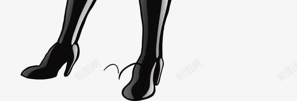 手绘黑人女孩png免抠素材_新图网 https://ixintu.com 手绘 礼服 黑人女孩