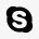 视频电话symbly社会图标png_新图网 https://ixintu.com Skype 视频电话