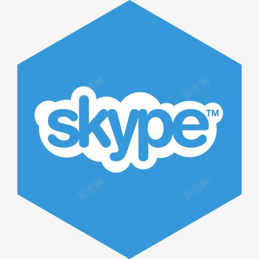 六角媒体Skype社会Miu六图标png_新图网 https://ixintu.com Hexagon Skype media skype social 六角 六角媒体Skype社会Miu六边形扁平社会免费下载 媒体 社会