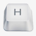 大写字母H按键图标png_新图网 https://ixintu.com H 按键