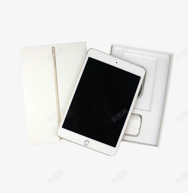 ipadmini4新包装打开png免抠素材_新图网 https://ixintu.com ipad ipadmini mini 产品实物 平板 数码产品 电子产品 苹果产品 迷你平板