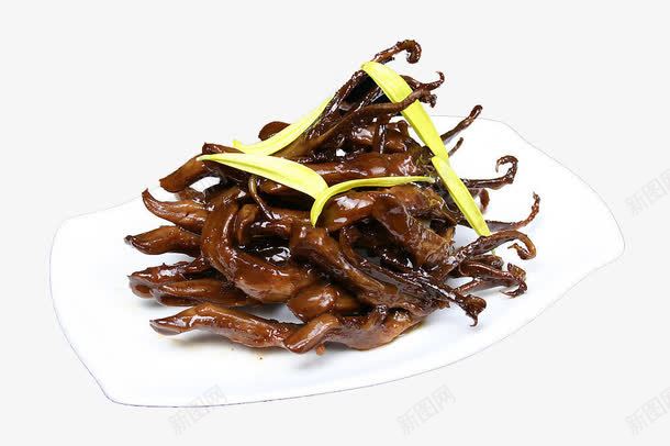 腊鸭舌png免抠素材_新图网 https://ixintu.com 中华美食 传统美食 美味熟菜 餐饮美食 鸭舌