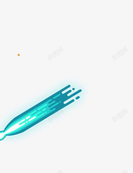 科技感流星尾png免抠素材_新图网 https://ixintu.com 流星 科技