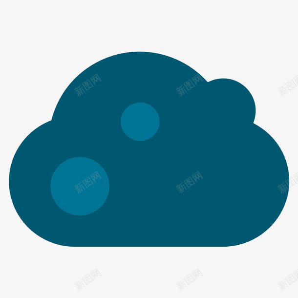 科技云png免抠素材_新图网 https://ixintu.com 云 科技 素材 蓝色