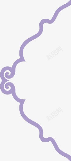 紫色花纹图案png免抠素材_新图网 https://ixintu.com 图案 紫色 花纹