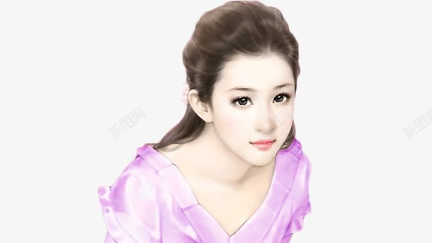 古装美女png免抠素材_新图网 https://ixintu.com 手绘美女 气质美女 水彩美女 美丽女孩
