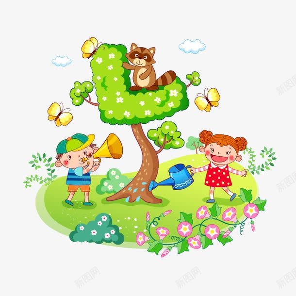 卡通儿童插画png免抠素材_新图网 https://ixintu.com 卡通 卡通人物 卡通儿童插画 卡通表情 手绘 插画 表情包