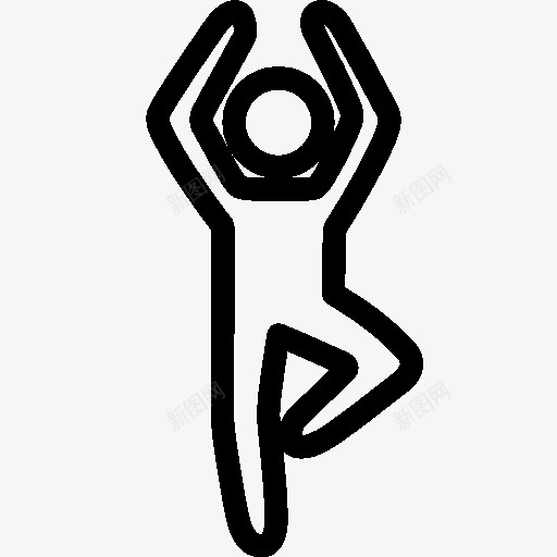 瑜伽运动图标png_新图网 https://ixintu.com sports yoga 体育 瑜伽
