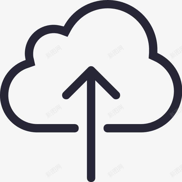 上传云端图标png_新图网 https://ixintu.com 上传云端