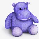 紫色卡通河马玩偶png免抠素材_新图网 https://ixintu.com 卡通 河马 玩偶 紫色