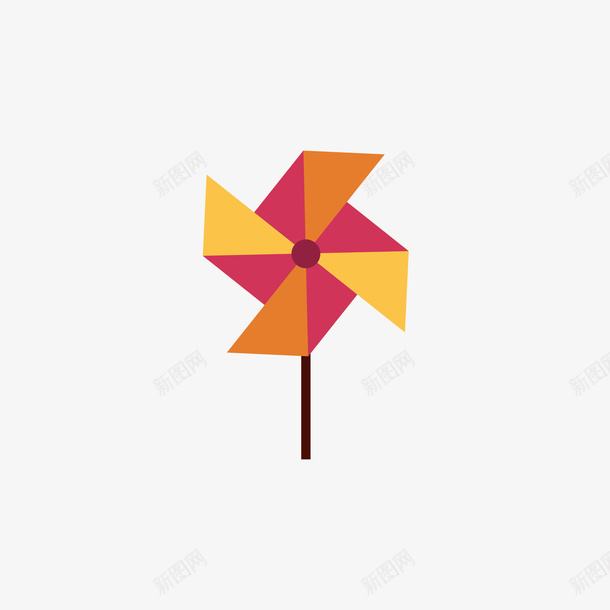 红黄色的风筝矢量图ai免抠素材_新图网 https://ixintu.com 玩具 矢量玩具 矢量风筝 红色 风筝 黄色 矢量图
