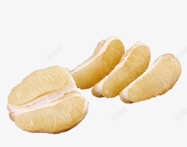 剥开的白色柚子果肉png免抠素材_新图网 https://ixintu.com 剥开 果实 果肉 柚子 白柚 白肉柚 白色 秋冬水果 维生素C