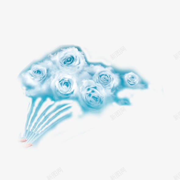 冰花png免抠素材_新图网 https://ixintu.com 冰花 蓝色